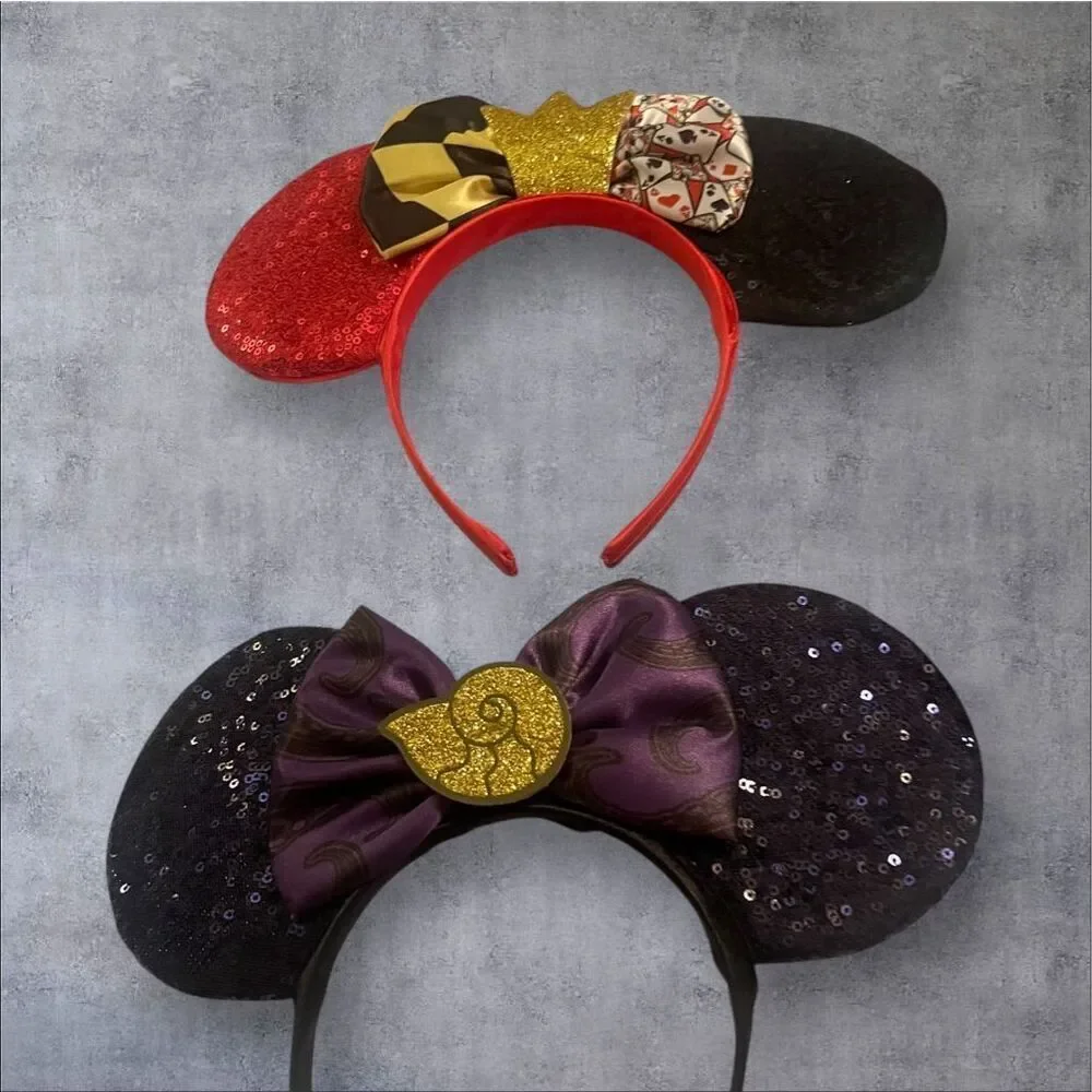Disney 100th Anniversary Villains 4 Piece Ear Headband Set
